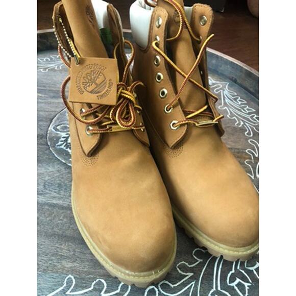 Men's Timberland Waterproof 6" Leather Work Boots- Sz 10.5 M - Picture 4 of 9